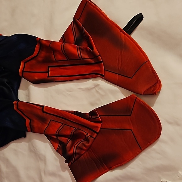 Kids' DC Comics Superman Justice League halloween costume muscle bodysuit Size L - Picture 8 of 17